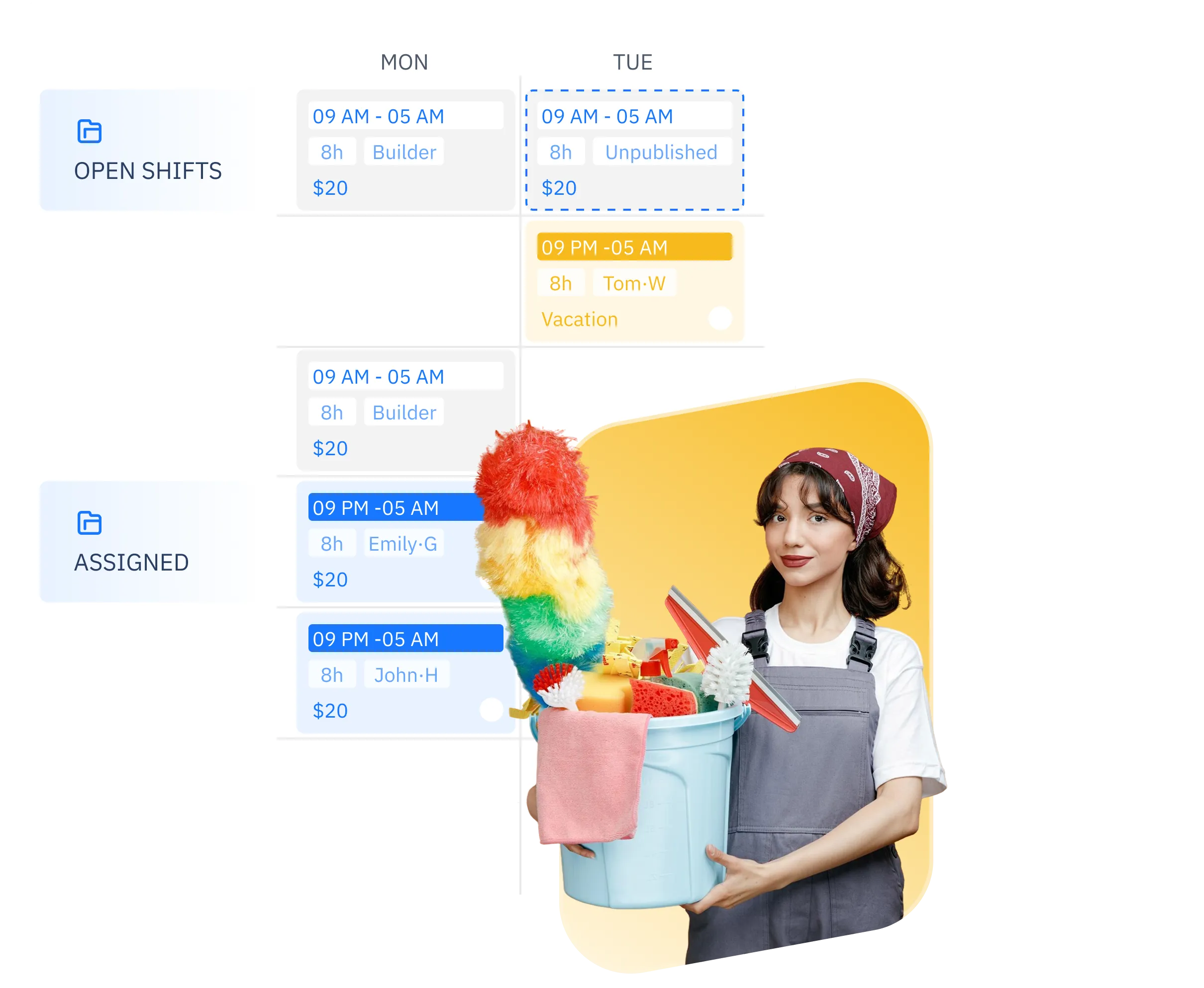 Track labor hours by contract