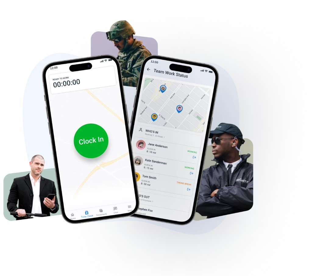 Dashboard view of ShiftFlow built for security teams