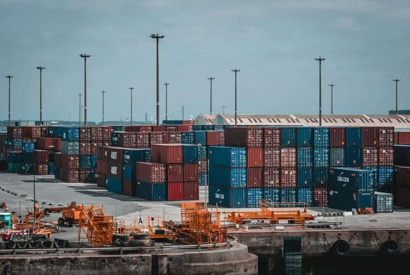 Shipping port operations during evening hours