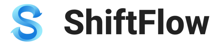 ShiftFlow logo+tagline