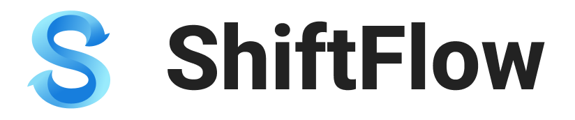 ShiftFlow logo+tagline