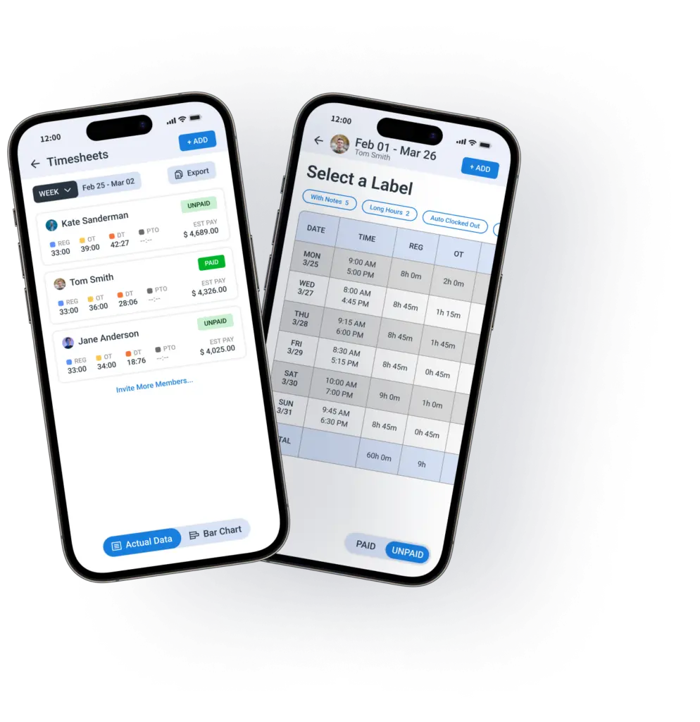 ShiftFlow Timesheet Feature